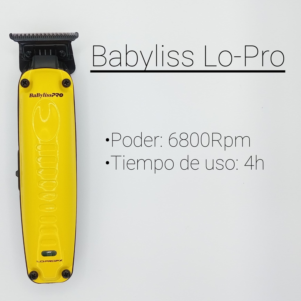 BABYLISS TRIMMER LOPRO AMARILLA