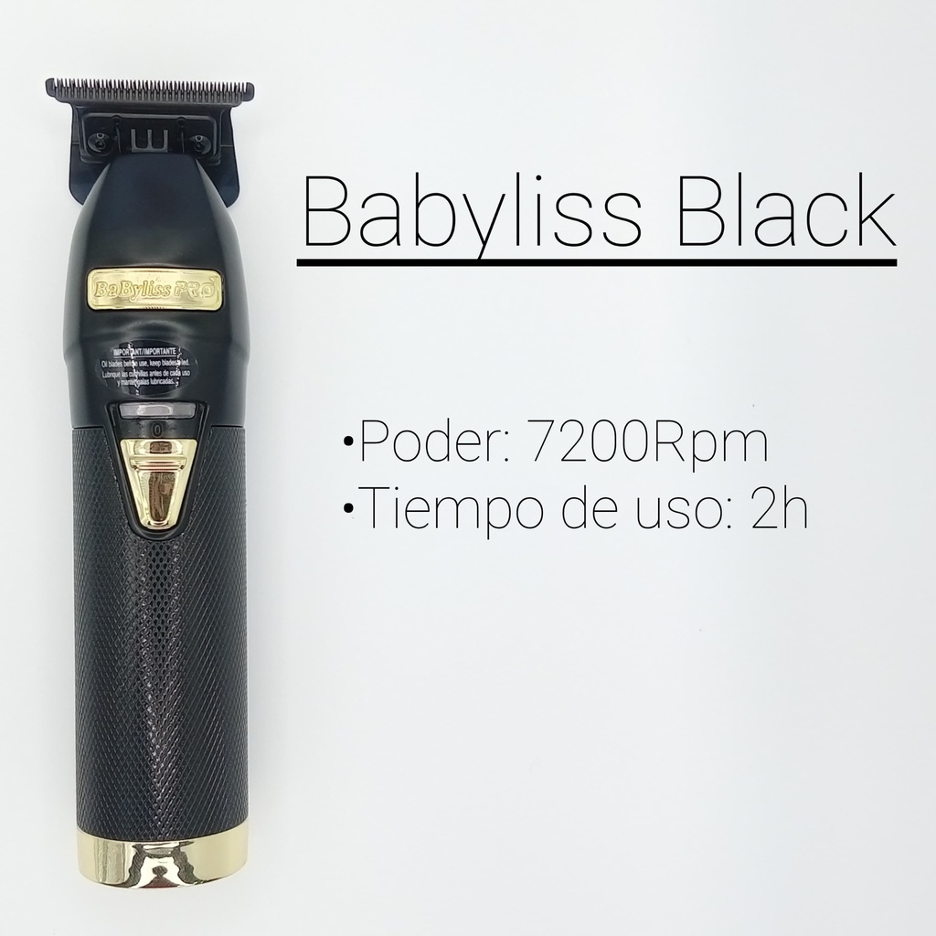 BABYLISS TRIMMER SKELETON NEGRO