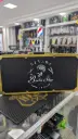 MALETA BARBERIA BARBERSHOP DORADA