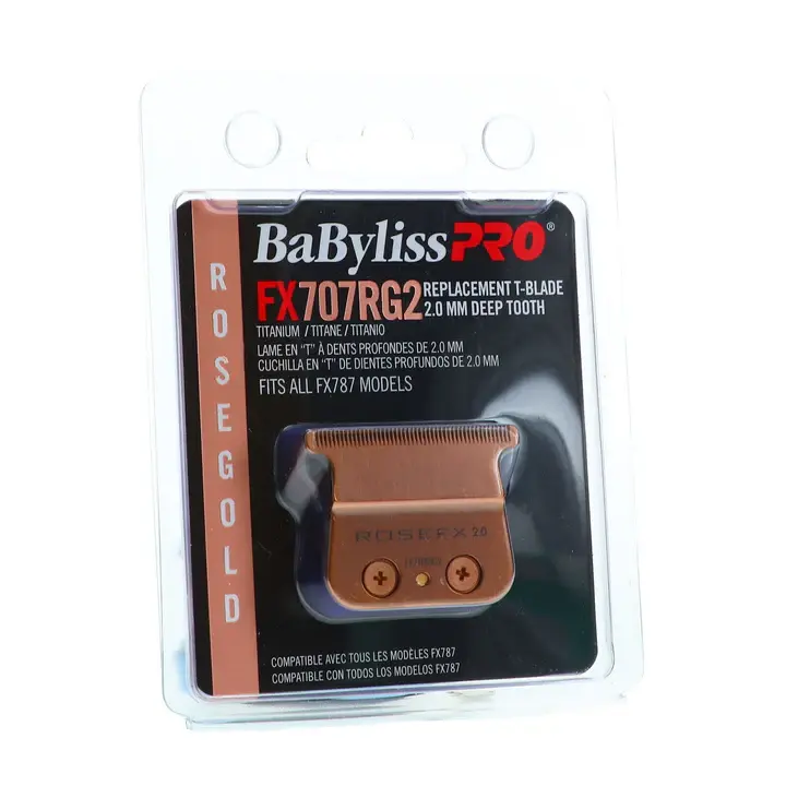 [BAR-X-FX707RG2] BABYLISS CUCHILLA TRIMMER DLC/ ROSE GOLD TITANIUM