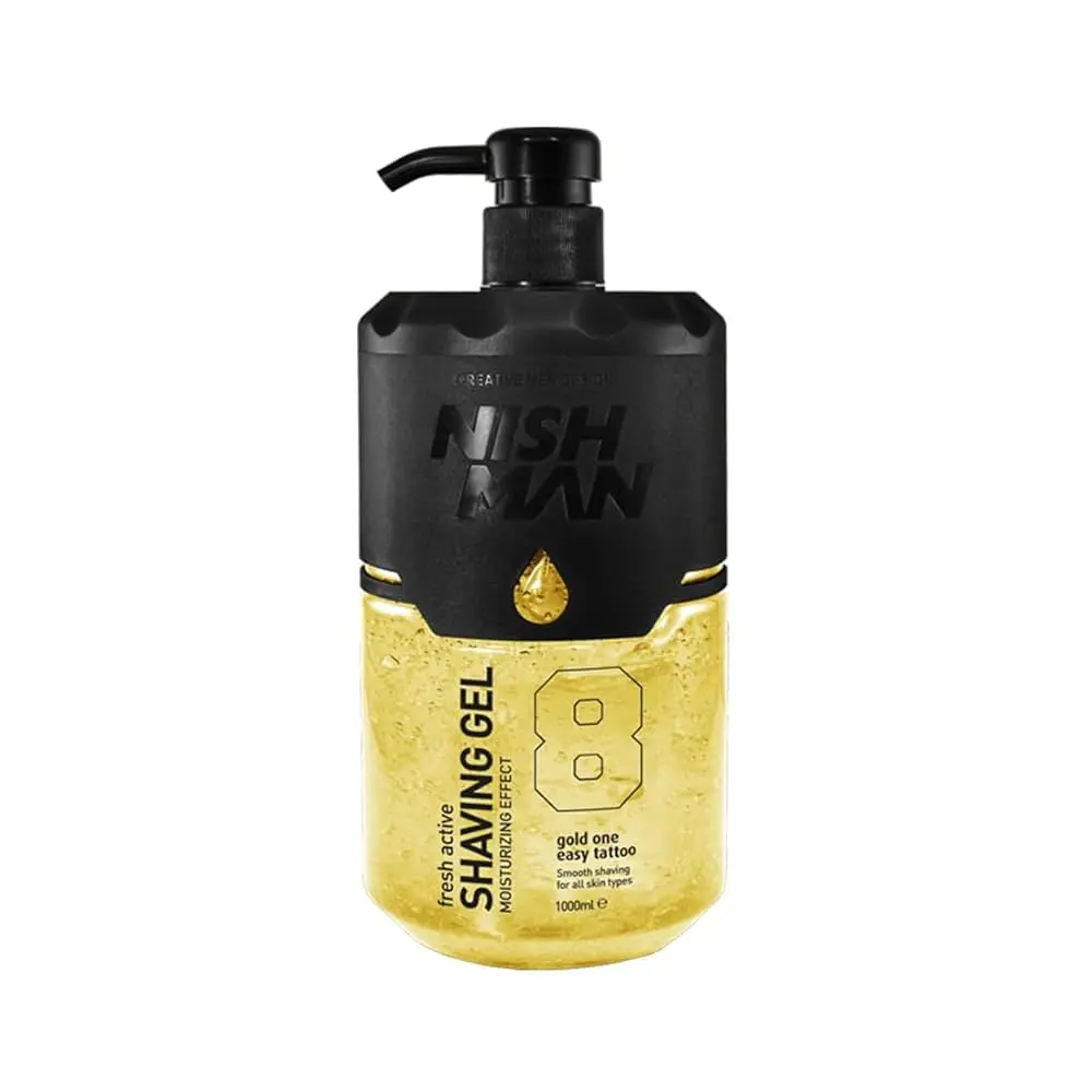 NISHMAN SHAVING GEL GOLD 1L N8