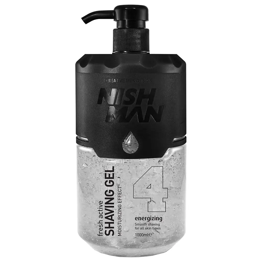NISHMAN SHAVING GEL COLORLESS 1L N4