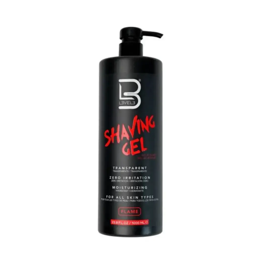 [L3-SHAV-FLAME-1000ML] LEVEL3 SHAVING GEL FLAME 1000ML