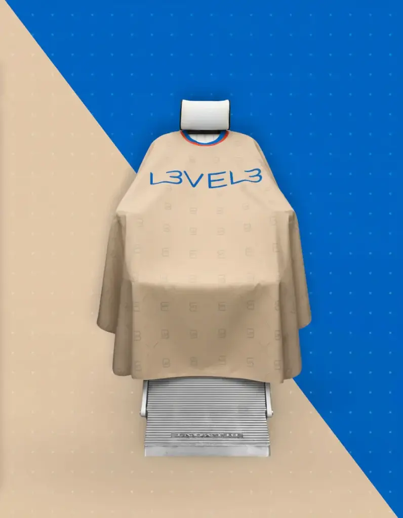 [BEC005BGE-R] LEVEL3 CAPA CUELLO GOMA BEIGE TRIM