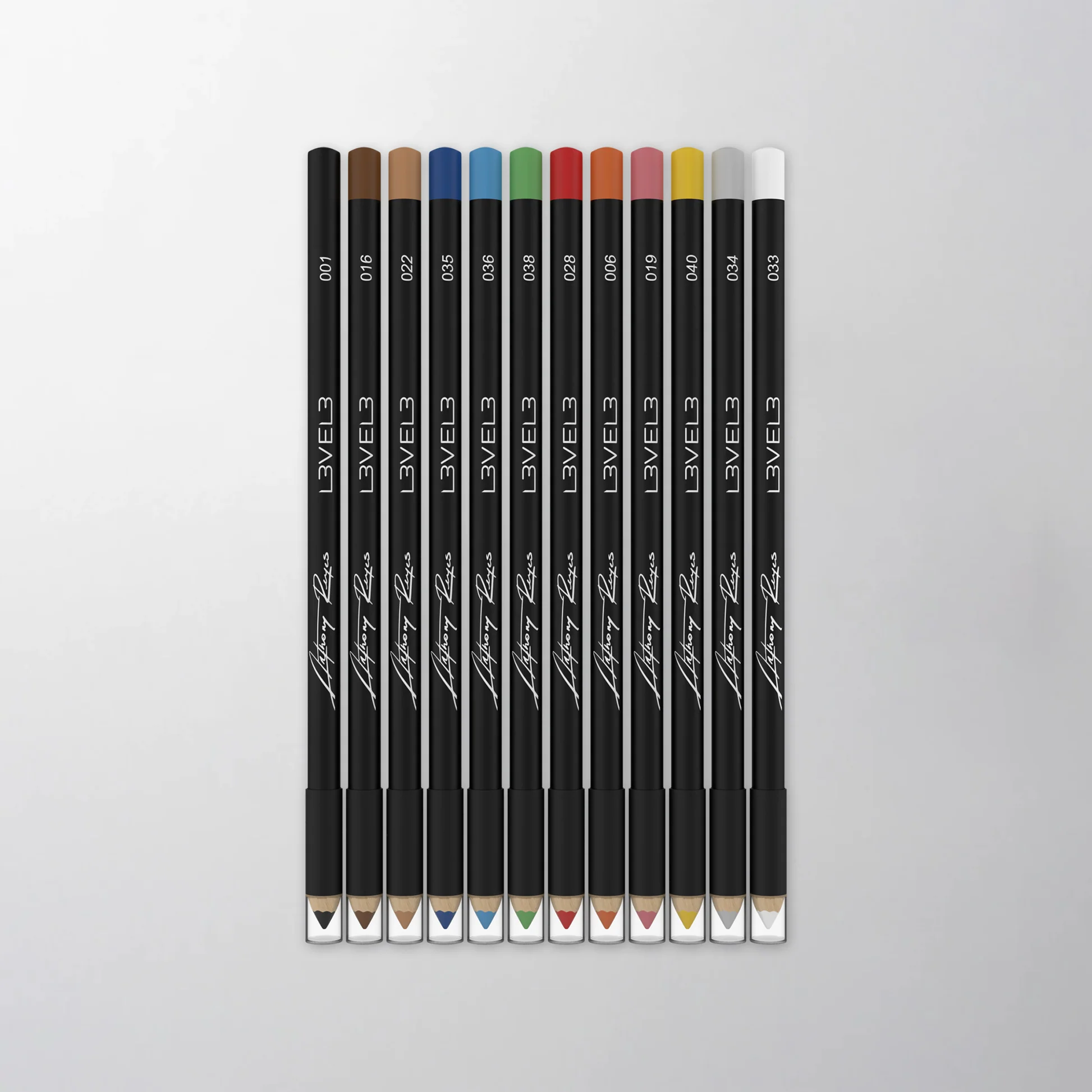 LEVEL3 COLOR LINER PENCILS 12 PCS