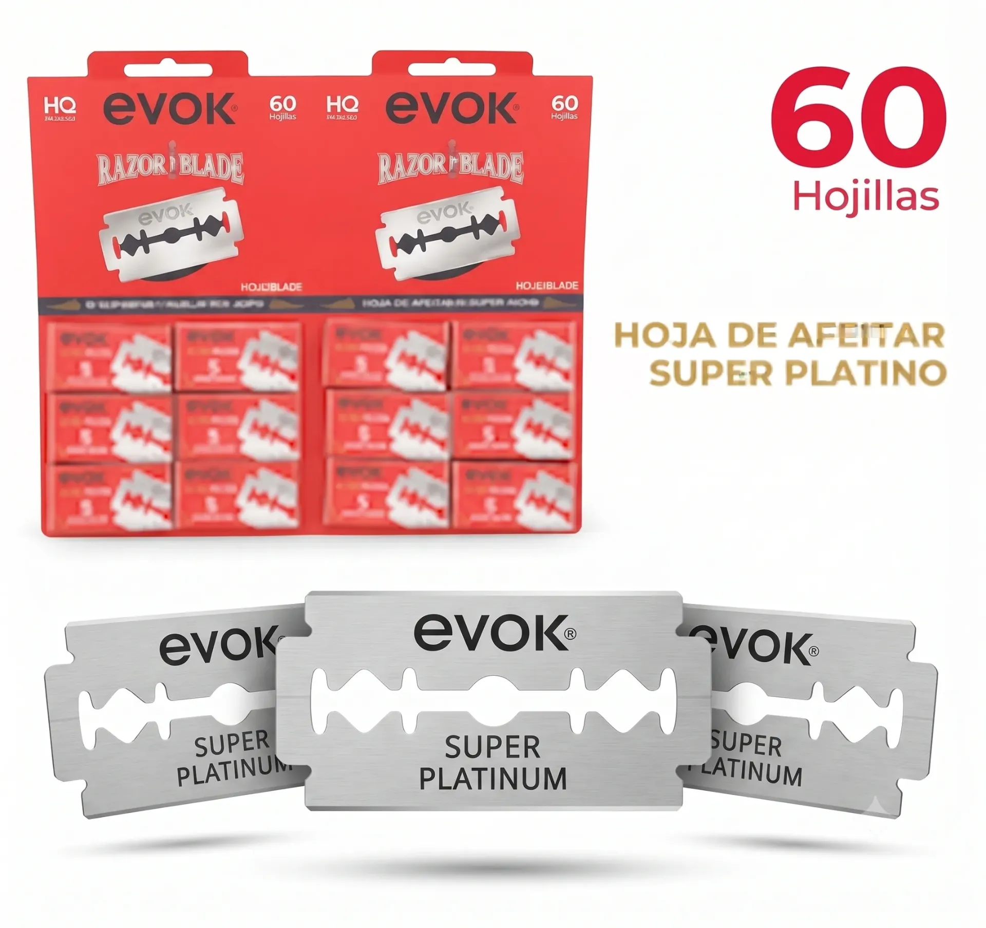 EVOK HOJILLAS PARA AFEITAR