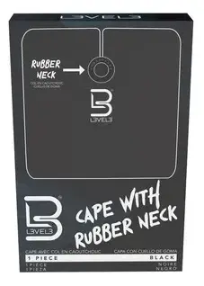 LEVEL3 CAPA NEGRA CON CUELLO DE GOMA