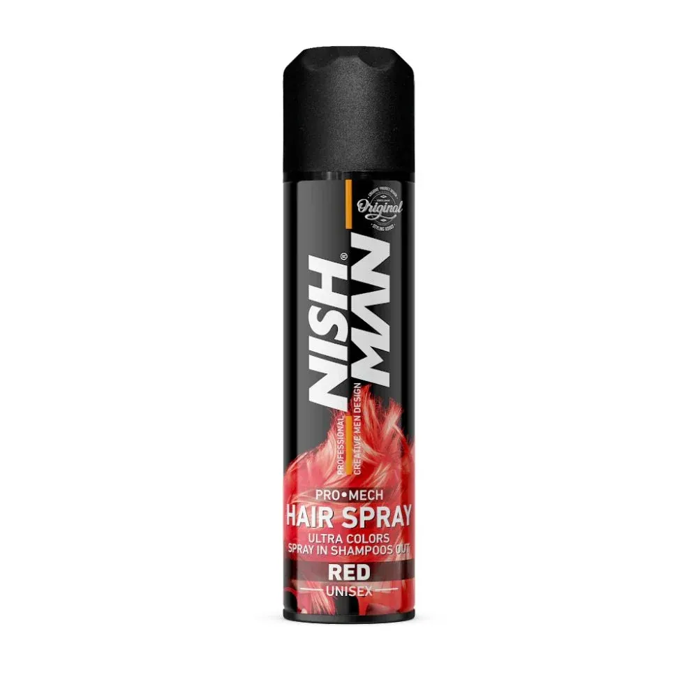 NISHMAN MECH SPRAY DE COLOR ROJO