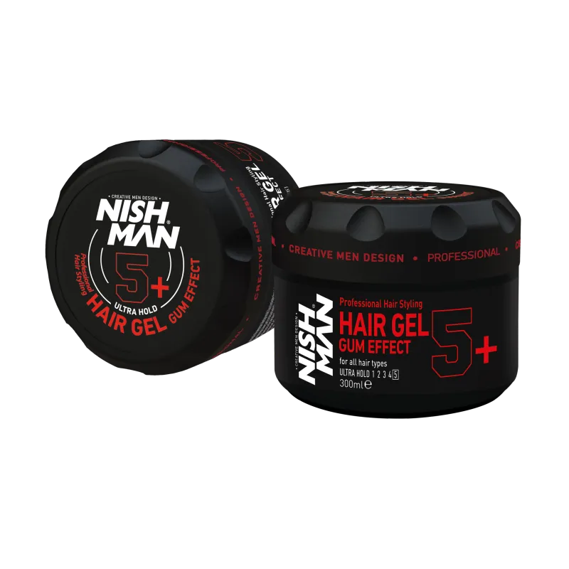 NISHMAN GEL PARA PEINAR ULTRA FUERTE GUMMY 5+