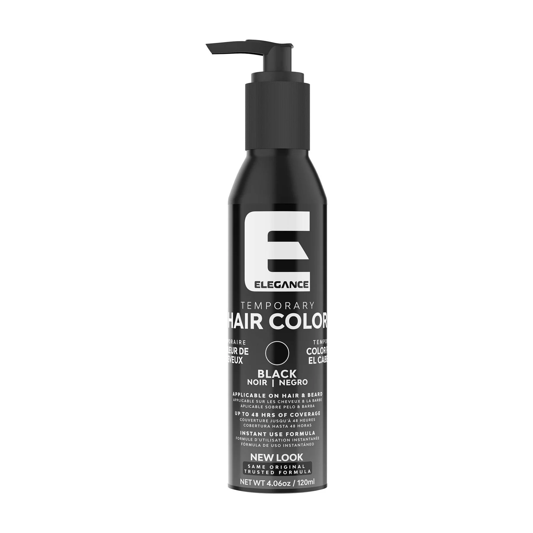 ELEGANCE SEMI-PERMANENT HAIR COLOR 120ml BLACK