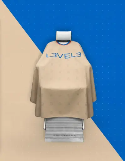 [BEC005BGE-R] LEVEL3 CAPA CUELLO GOMA BEIGE TRIM