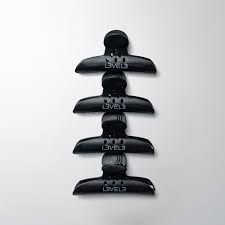 [316N] LEVEL3 HAIR CLAW CLIPS 4 PCS