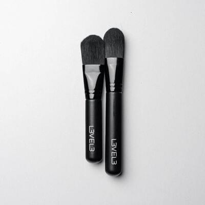 [MKB010] LEVEL3 FACIAL MASK BRUSH 2PCS SET