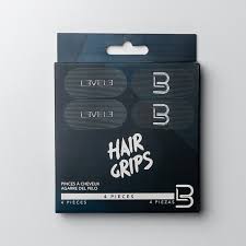 [MS020] LEVEL3 HAIR GRIPS 4 PCS