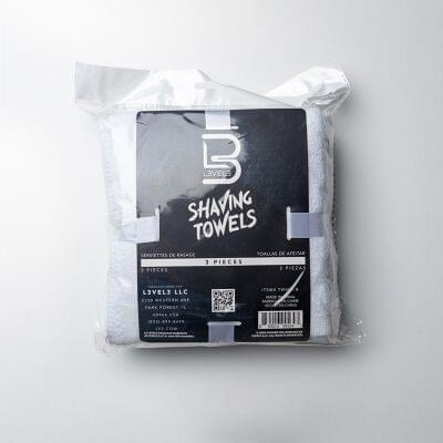 [TW001-B] LEVEL3 TOALLA FACIAL BLANCA 3PC