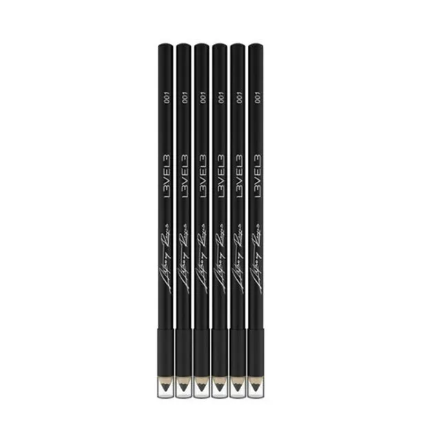 [EP1002BL] LEVEL3 LINER PENCILS BLACK 6PCS