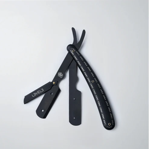 [B1100] LEVEL3 BUTTERFLY RAZOR BLACK