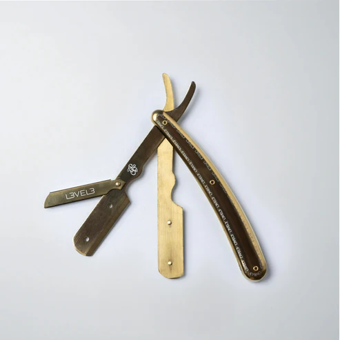 [B1101] LEVEL3 BUTTERFLY RAZOR GOLD
