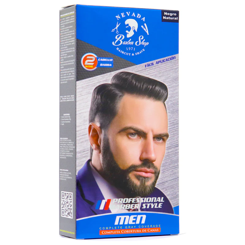 [KH-03089] NEVADA TINTE BARBER SHOP NEGRO NATURAL MEN