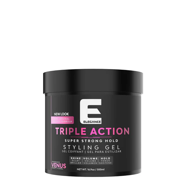 [150-155v] ELEGANCE TRIPLE ACTION STYLING GEL VENUS 250ml
