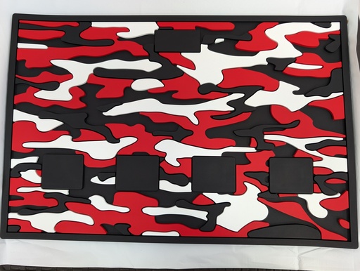 [MY-013] ALFOMBRA MAGNETICA ROJA 45x30cm