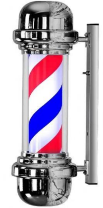 [HS-57B-S] LAMPARA BARBERIA HS-57B-S