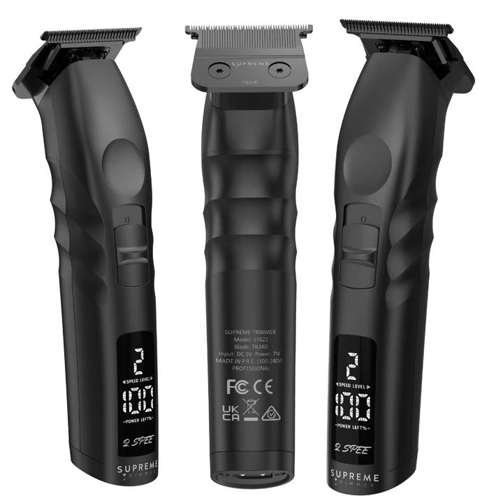 [ST622BK] SUPREME TRIMMER 2SPEE BLACK